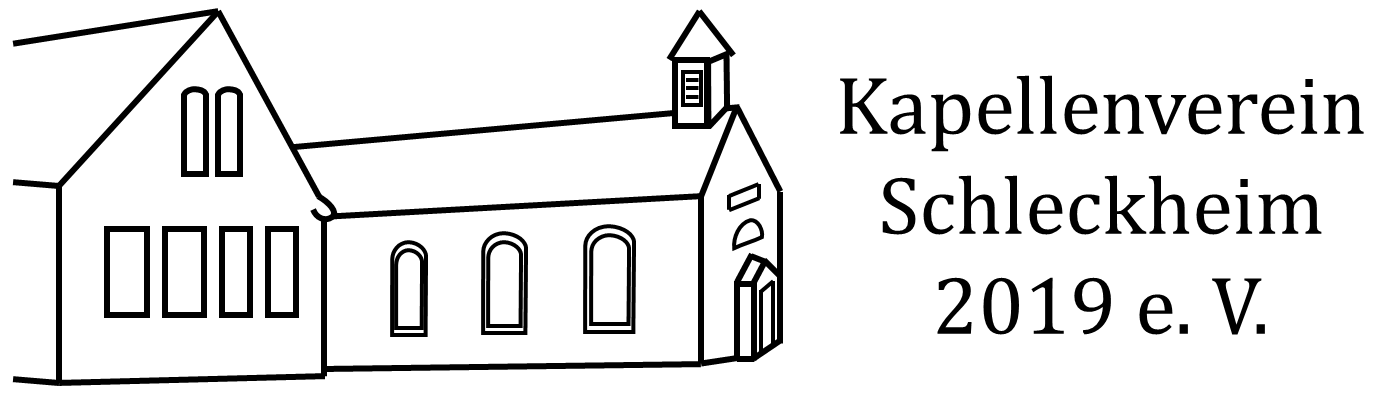 Kapellenverein Schleckheim 2019 e.V. Logo Online breit