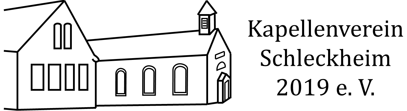 Kapellenverein Schleckheim 2019 e.V. Logo Online breit
